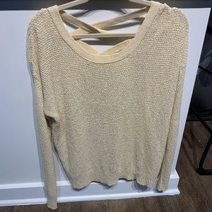 Cream sweater
